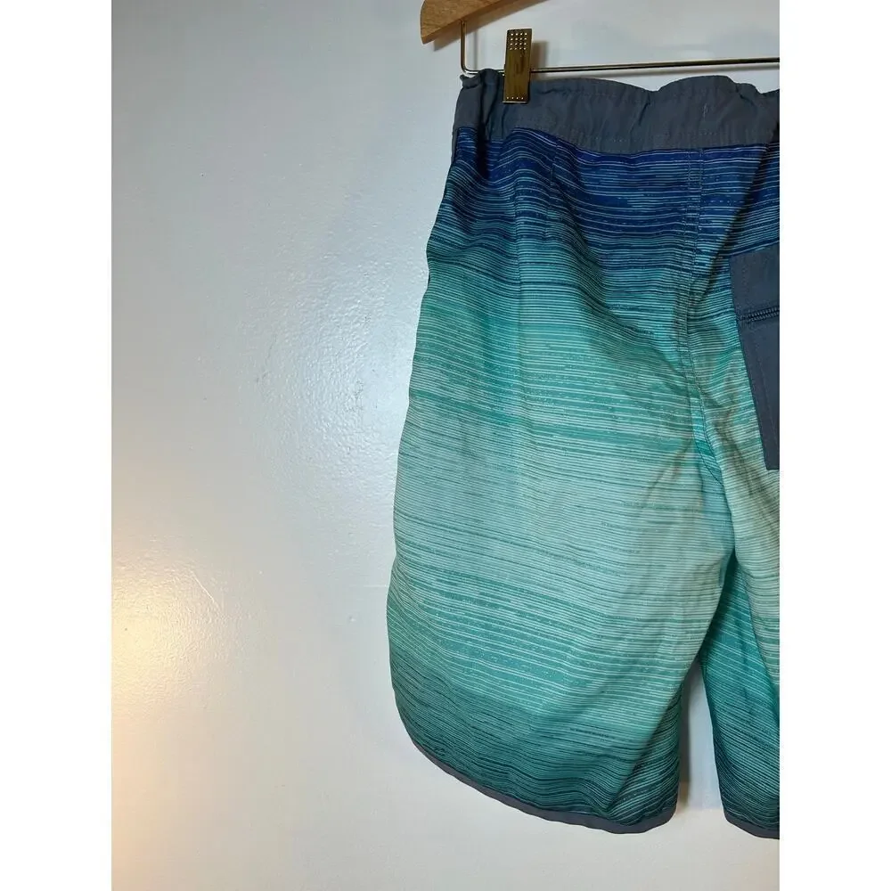 ART CLASS Boy’s Shark Adjustable Waist Swim Trunks / Size: 14